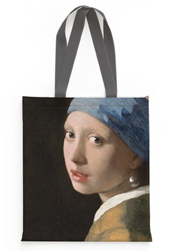 Τσάντα Υφασμάτινη Σουετ Vermeer - Girl with the Pearl Earring