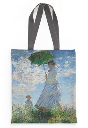 Τσάντα Υφασμάτινη Σουετ Monet - Woman with a Parasol