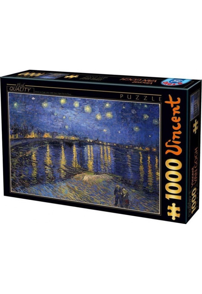 Παζλ 1000 Κομμάτια - Van Gogh Starry Night Over the Rhone