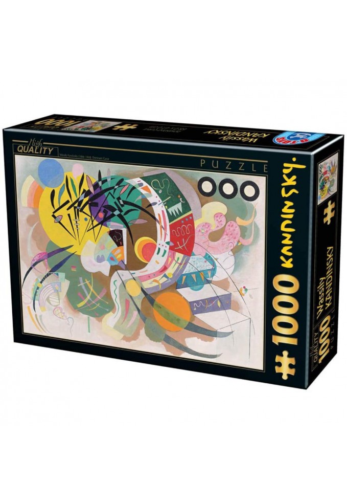 Παζλ 1000 Κομμάτια - Wassily Kandinsky "Dominant Curve"