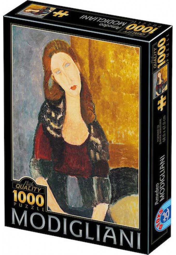 Παζλ 1000 Κομμάτια Amedeo Modigliani - Portrait of Jeanne Hebuterne