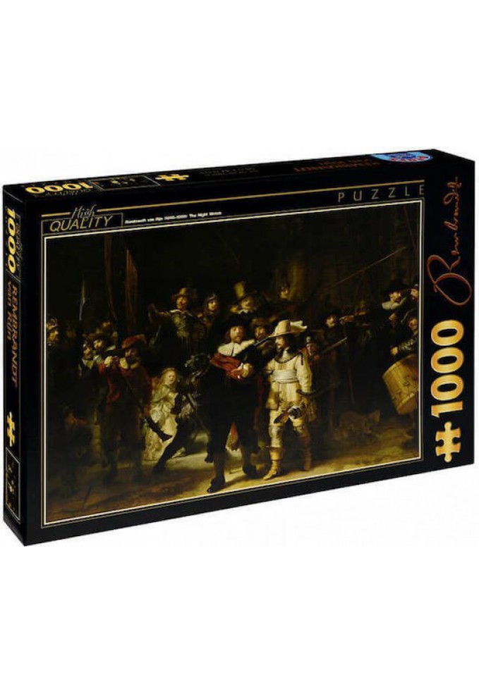 Παζλ 1000 Κομμάτια Van Rijn Rembrantd - The Night Watch