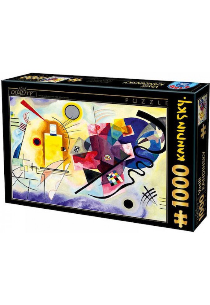 Παζλ 1000 Κομμάτια Wassily Kandinsky - Yellow Red Blue