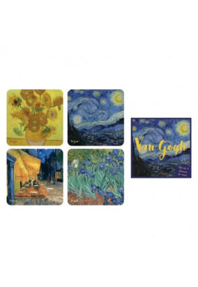 Σουβέρ "Van Gogh" 4 pcs 10 cm