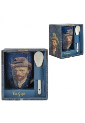 Κούπα Με Κουταλάκι “Αυτοπροσωπογραφία” Van Gogh 300 ml 13×12 cm