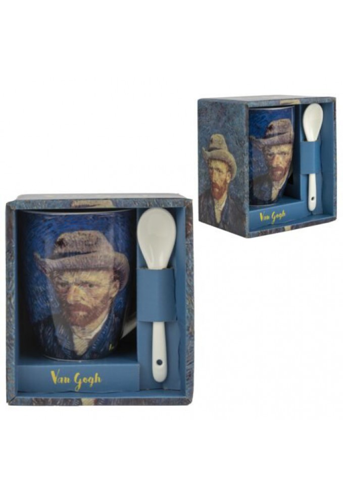 Κούπα Με Κουταλάκι “Αυτοπροσωπογραφία” Van Gogh 300 ml 13×12 cm