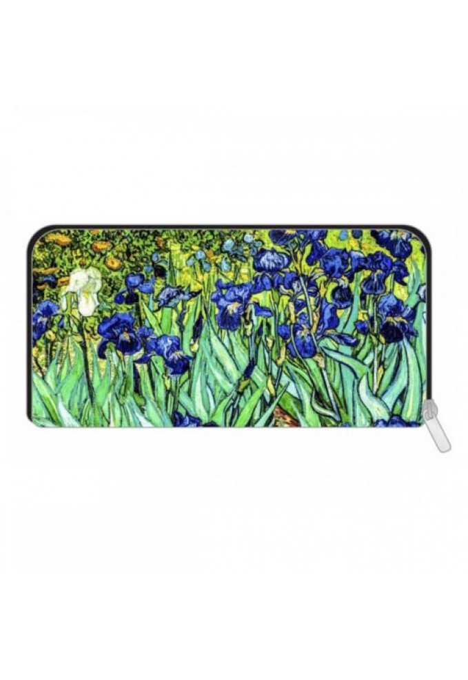 Πορτοφόλι με Φερμουάρ Van Gogh "Iris" 19x10 cm
