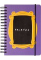 Τετράδιο Σπιράλ με Λάστιχο A5/15X21 με Τελίτσες FRIENDS
