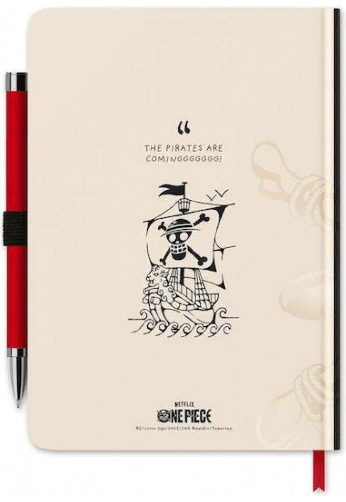 Premium Τετράδιο Α5 και Στυλό με Φωτάκι ONE PIECE