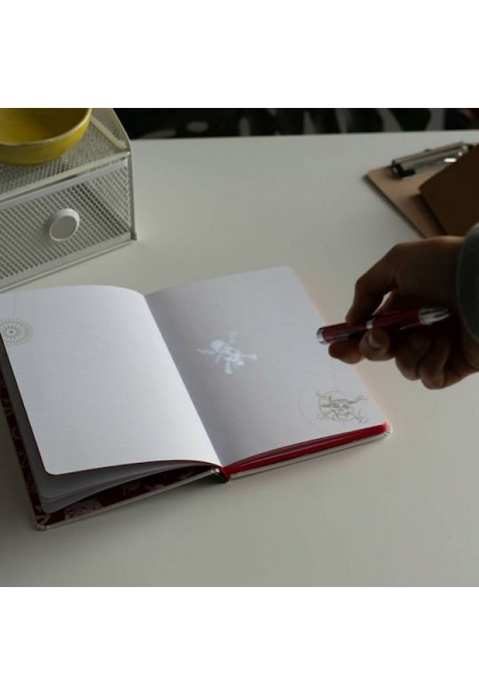 Premium Τετράδιο Α5 και Στυλό με Φωτάκι ONE PIECE