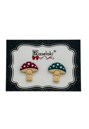 Καρφωτά Σκουλαρίκια από Πολυμερικό Πηλό - One More Fairytale Please