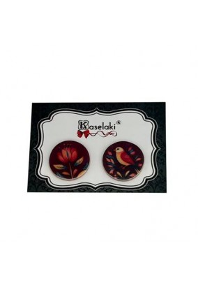 Καρφωτά Σκουλαρίκια από Πολυμερικό Πηλό - Marigo Collection