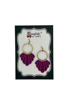 Κρεμαστά Σκουλαρίκια από Πολυμερικό Πηλό - Byzantium