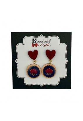 Καρφωτά Σκουλαρίκια από Πολυμερικό Πηλό - Marigo Collection