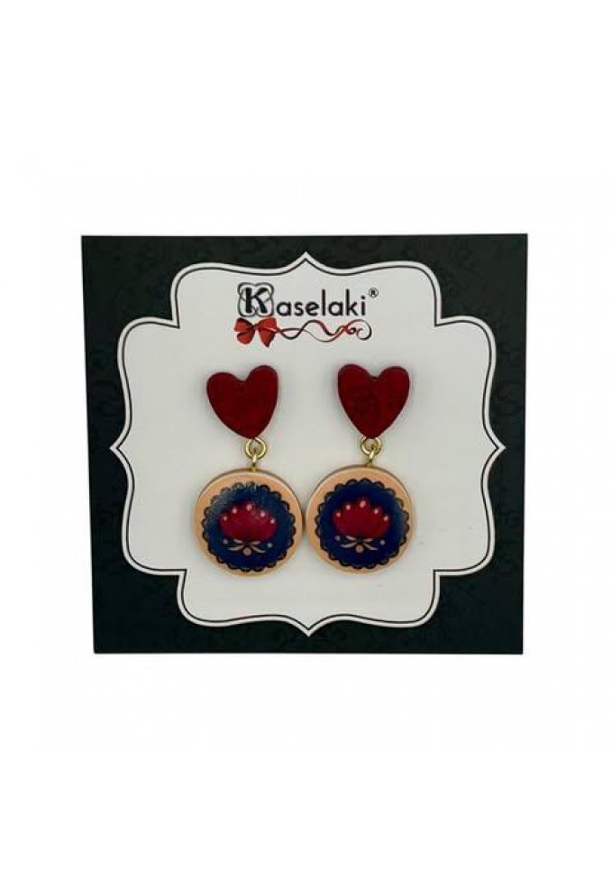 Καρφωτά Σκουλαρίκια από Πολυμερικό Πηλό - Marigo Collection