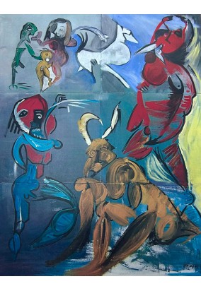 Βάκχες 40x32 cm
