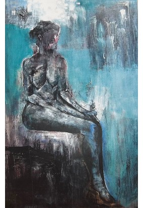 Κορίτσι στη Δέστρα 48x31 cm