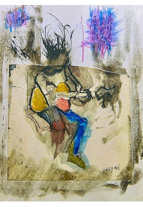 Drunk sounds of Interzone (Postcard 20x15 cm)