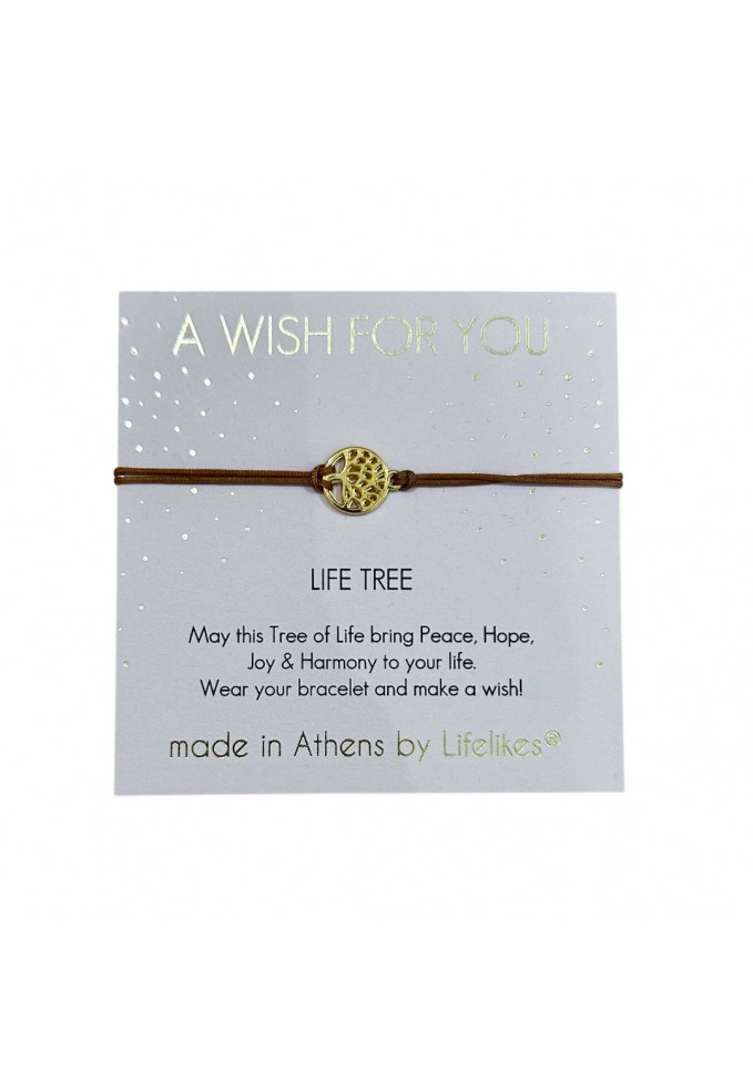 Charm Ευχούλα Life Tree Χρυσό