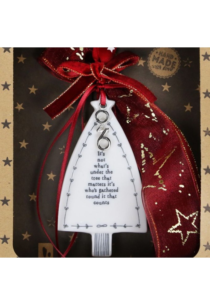 Γούρι Πορσελάνινο δέντρο-Under the tree