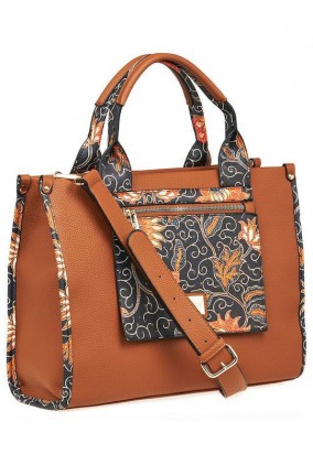 Τσάντα Χειρός Verde - Καφέ