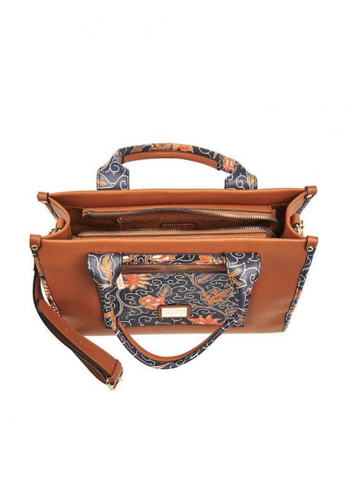 Τσάντα Χειρός Verde - Καφέ