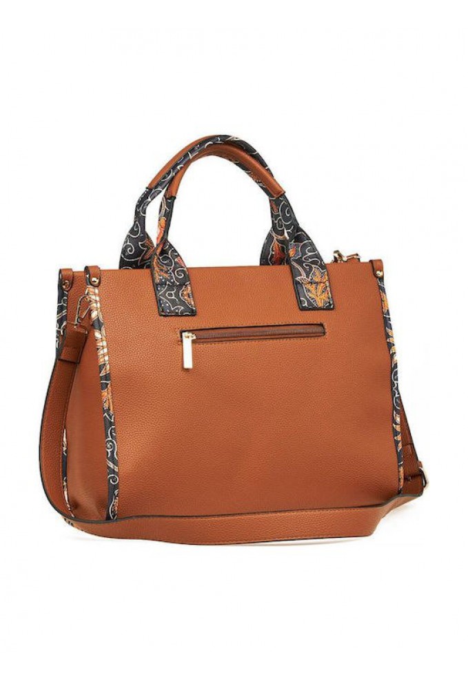 Τσάντα Χειρός Verde - Καφέ