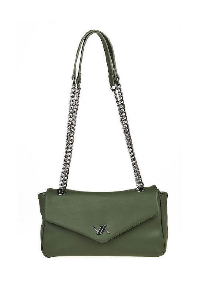 Τσάντα Ώμου Verde - Χακί