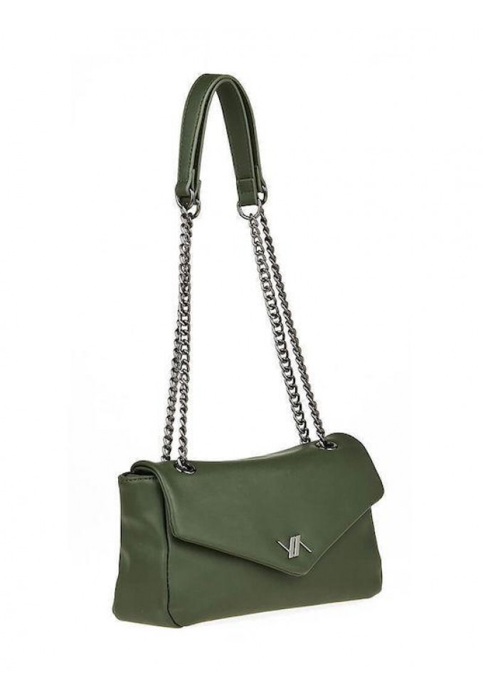 Τσάντα Ώμου Verde - Χακί