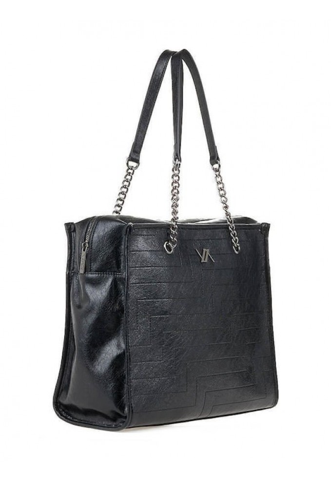 Τσάντα Ώμου Verde - Μαύρο