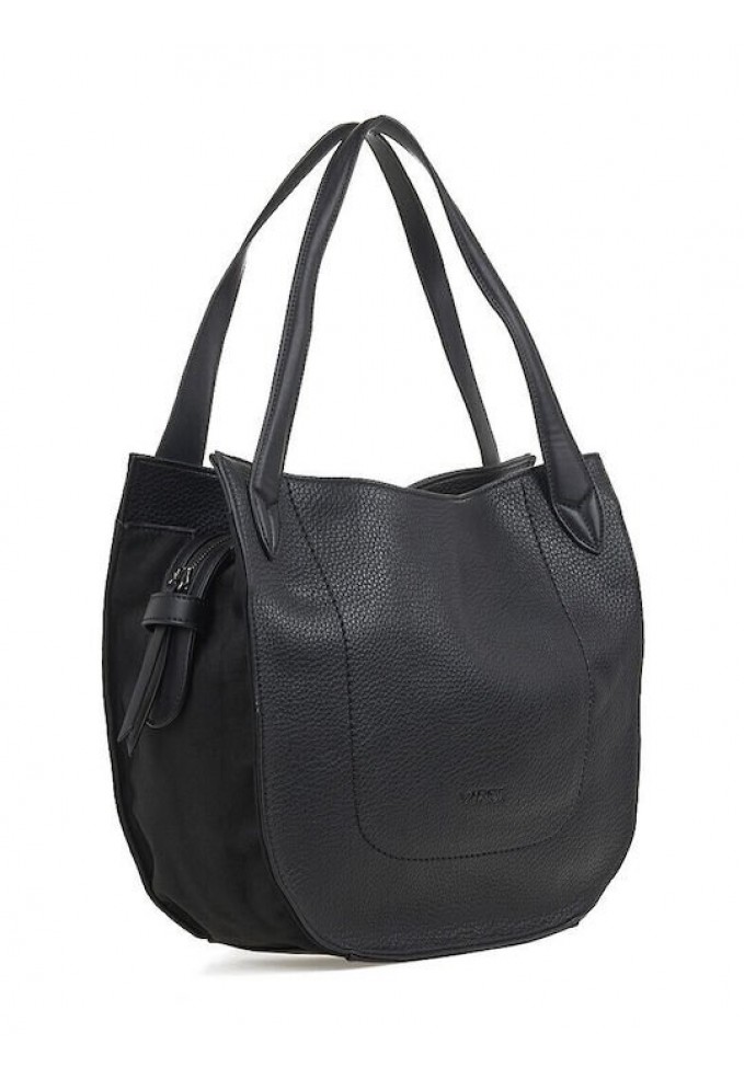 Τσάντα Ώμου Verde - Μαύρο