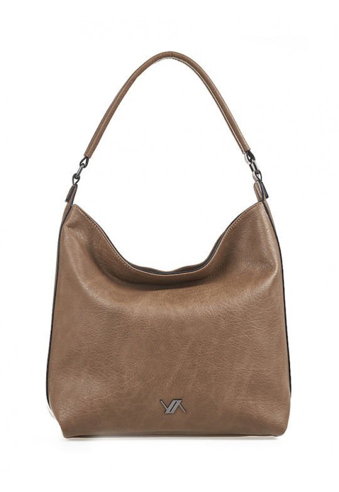 Τσάντα Ώμου Verde - Πουρού