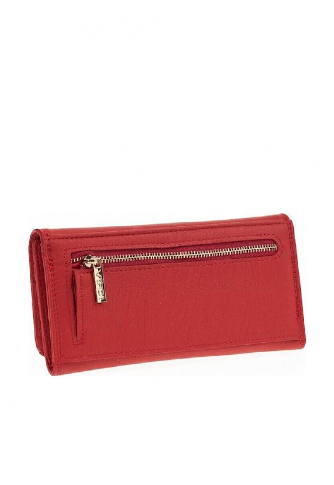 Πορτοφόλι Γυναικείο Verde Δερμάτινο - Κόκκινο
