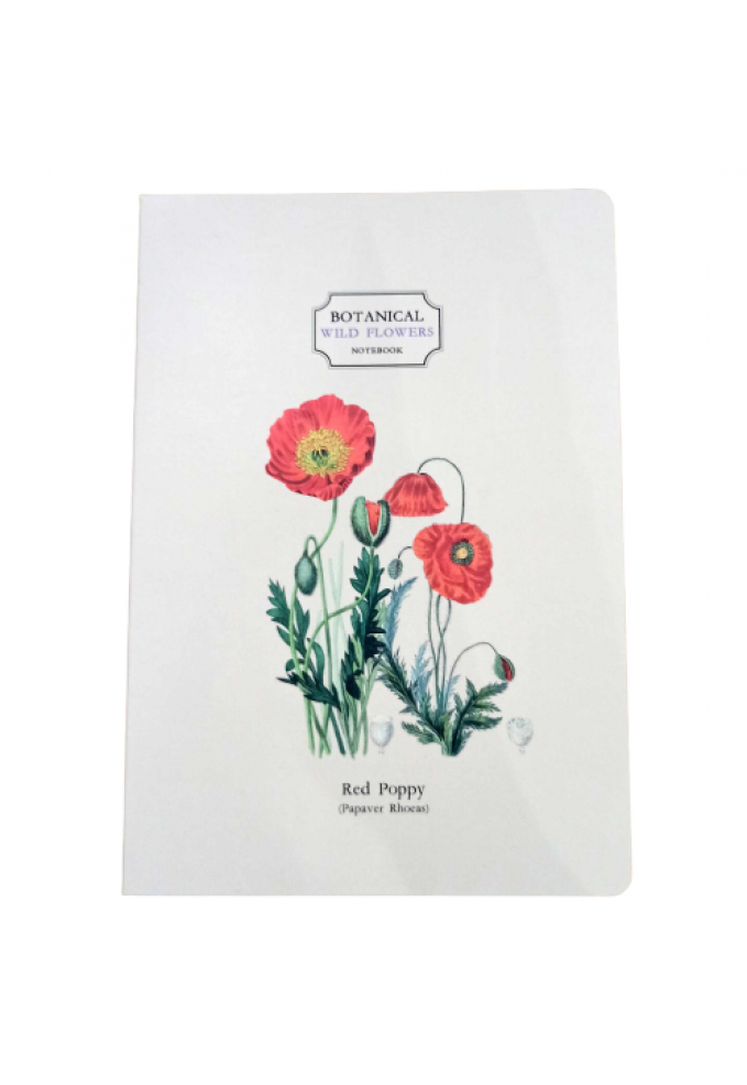 Τετράδιο Α5 - Botanical Wild Flowers