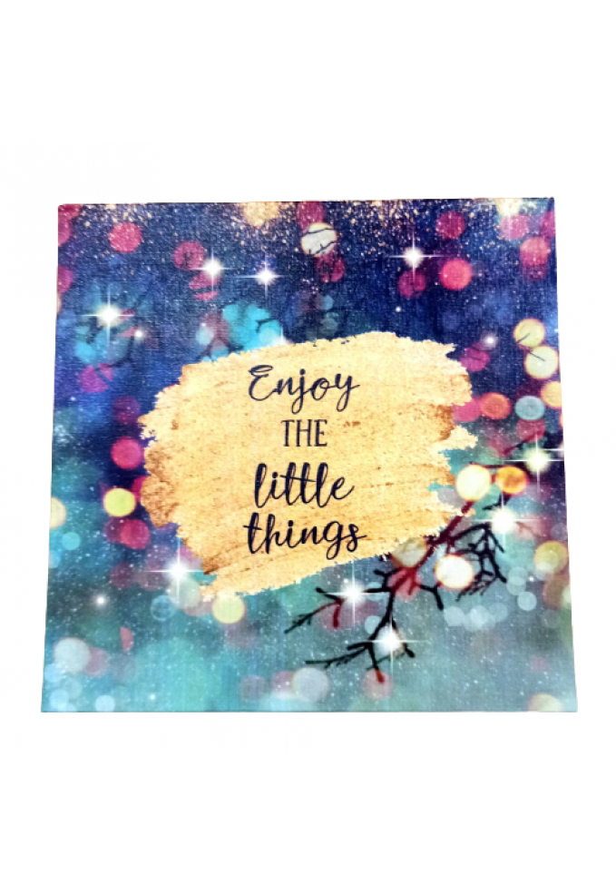 Διακοσμητικό Καδράκι με Φως - Enjoy the Little Things