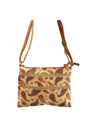 Τσάντα Χιαστί από Φελλό - Λαχούρια