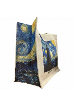 Τσάντα Χειρός με Σχέδιο στο Πλάι Van Gogh - Starry Night