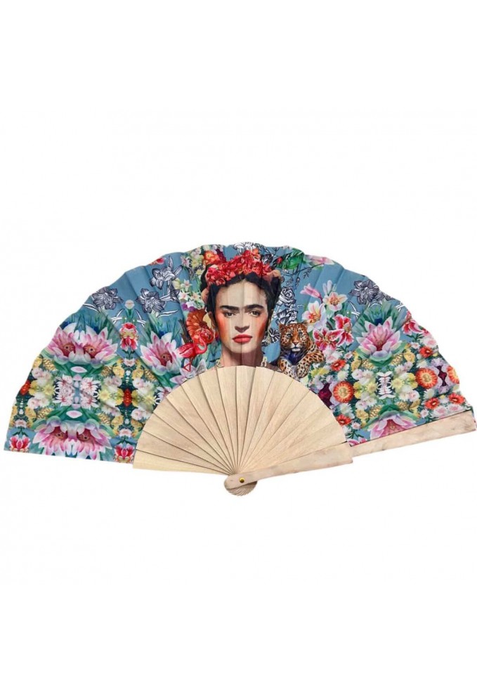 Βεντάλια Ξύλινη - Frida Kahlo