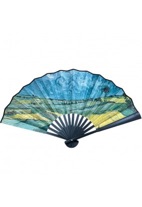 Βεντάλια - Van Gogh "Wheat Field with Cypresses"