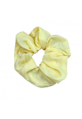 Scrunchie Μεγάλο - Κίτρινο