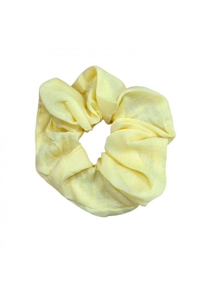 Scrunchie Μεγάλο - Κίτρινο