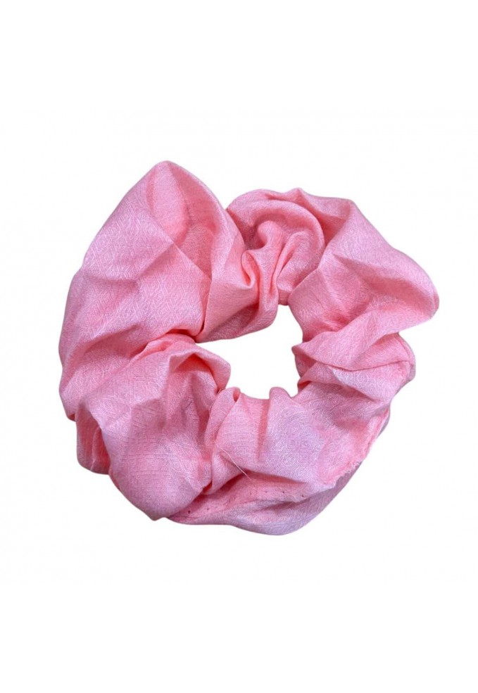 Scrunchie Μεγάλο -  Ροζ