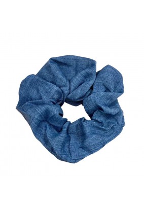 Scrunchie Μεγάλο - Μπλε